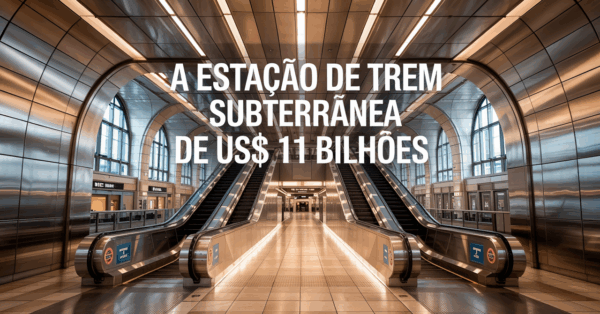 A estação subterrânea de US$ 11 bilhões que levou 16 anos para ficar pronta