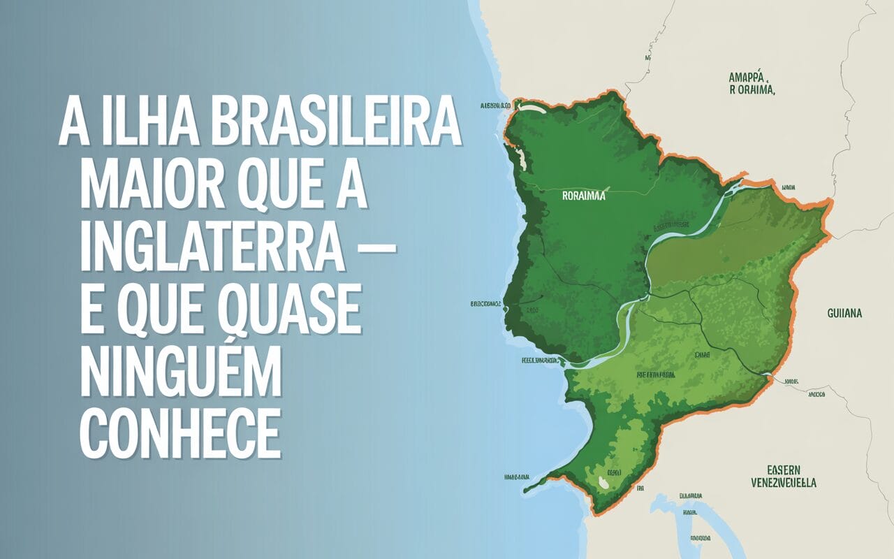 A ilha brasileira 12 vezes maior que a Inglaterra esquecida por muitos