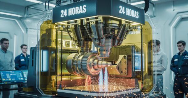 A máquina que imprime motores de foguete em 24 horas