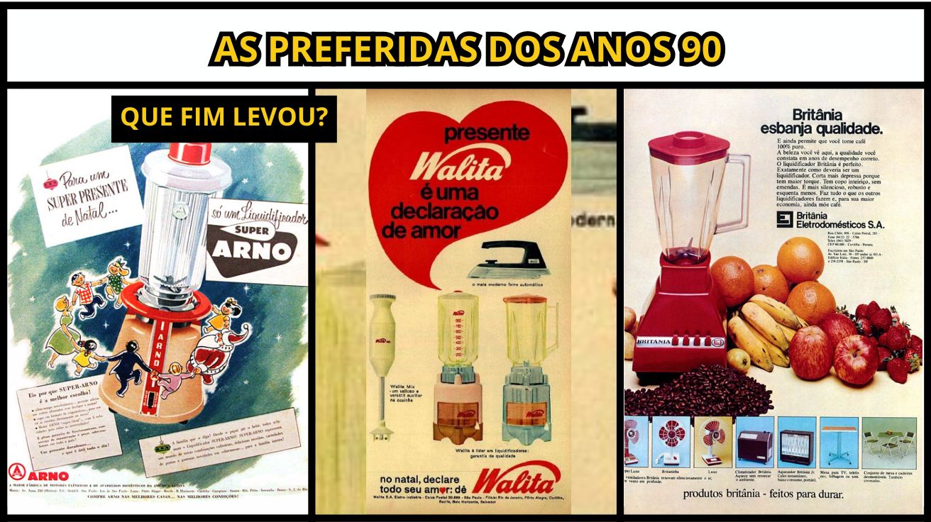 O que aconteceu com Arno, Walita e Britânia? A história surpreendente das marcas que dominaram as cozinhas brasileiras nos anos 90.