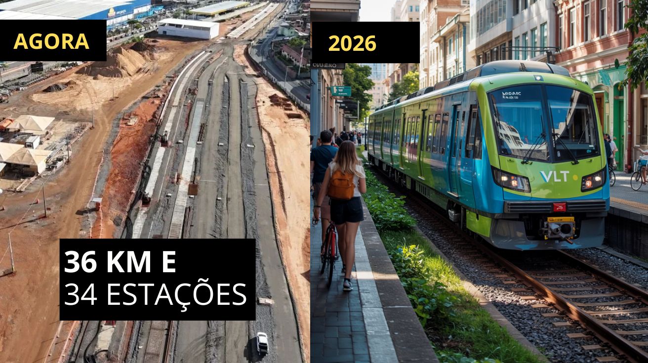Salvador constrói o maior VLT do Brasil, um transporte moderno e sustentável que vai conectar bairros históricos e periféricos, revolucionando a mobilidade.