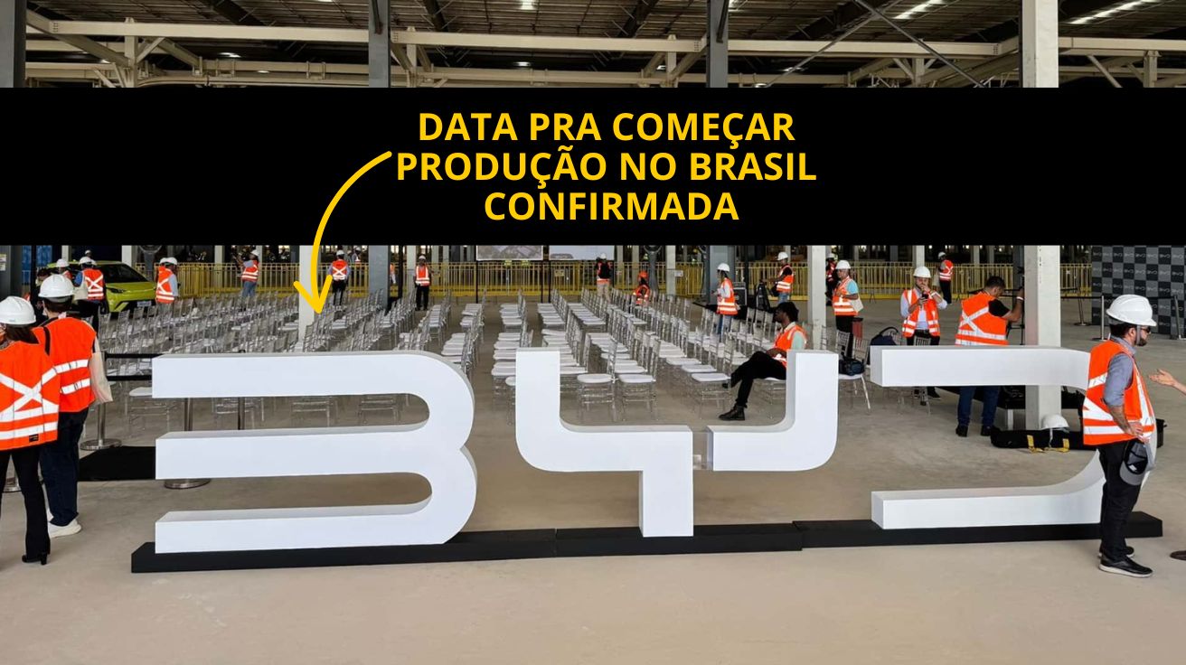 BYD anuncia início da produção de veículos no Brasil em 2025, com fábrica em Camaçari que promete transformar o mercado de carros elétricos no país.
