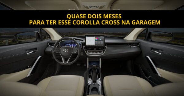Toyota domina o Brasil em 2025, mas alta procura gera filas de até 160 dias para o Corolla Cross e espera indefinida para a Hilux.