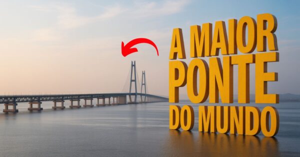 A ponte mais longa do mundo une tecnologia e economia, supera distâncias brasileiras e gera milhares de empregos em obra monumental na China.