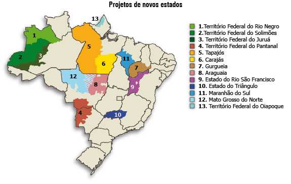 Las propuestas de creación de nuevos estados que movilizaron millones y casi rediseñaron el mapa de Brasil