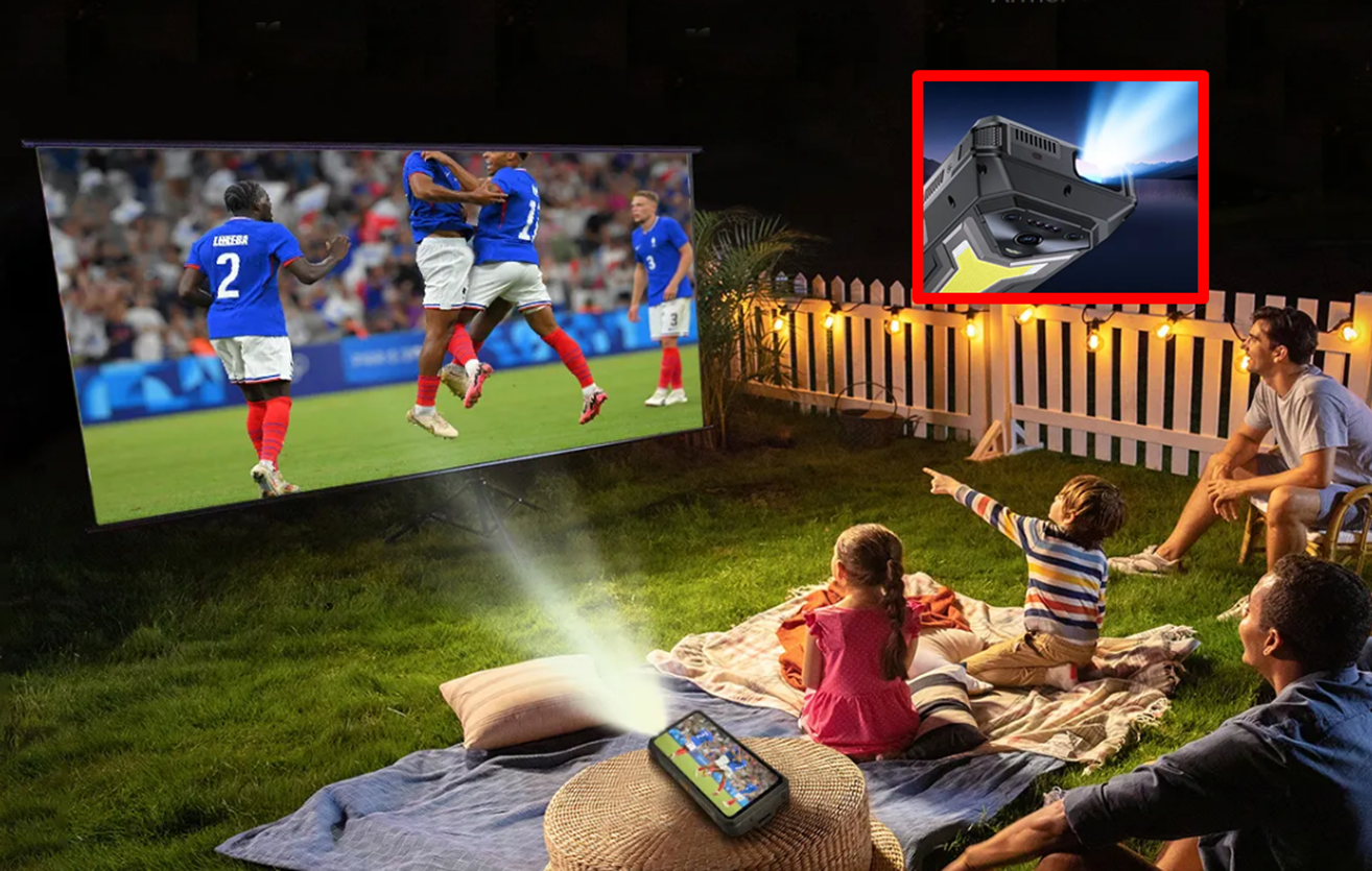 smartphone, projetor