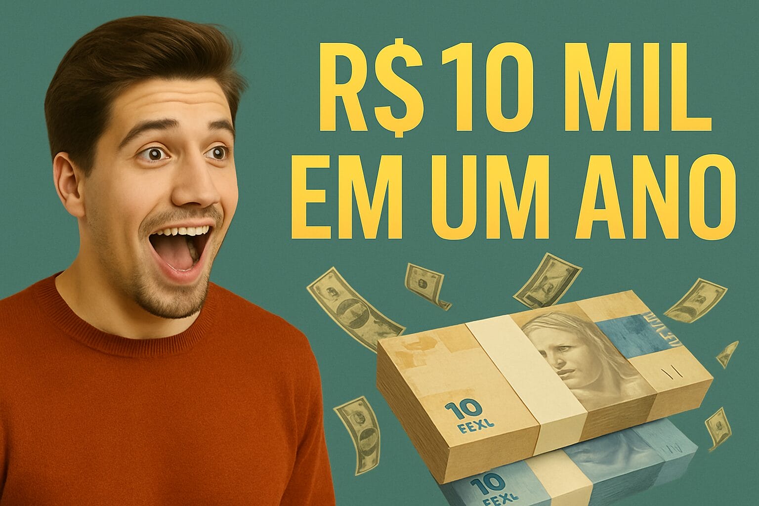Como juntar R$10 mil em 1 ano mesmo ganhando pouco?