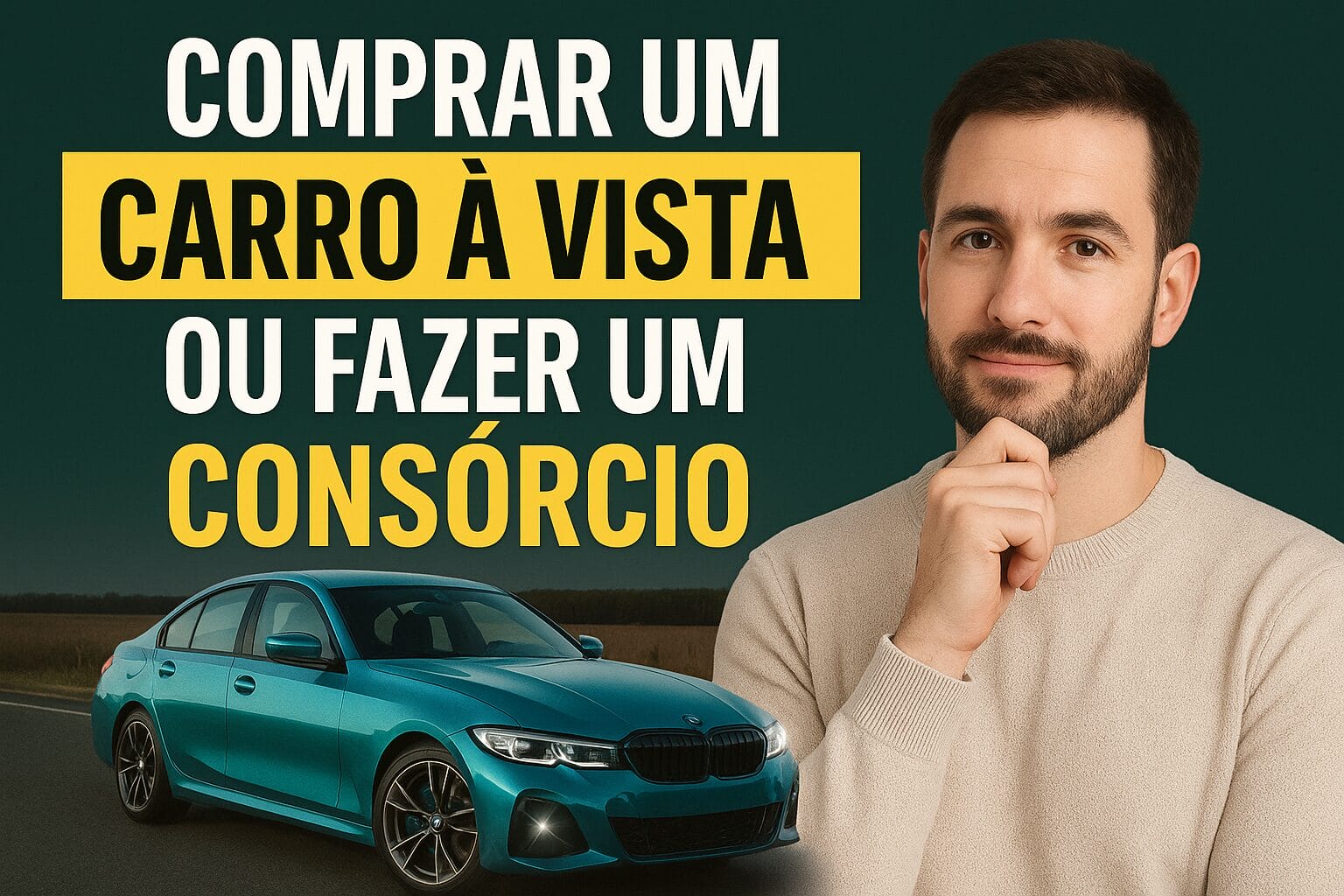 consórcio, carro à vista