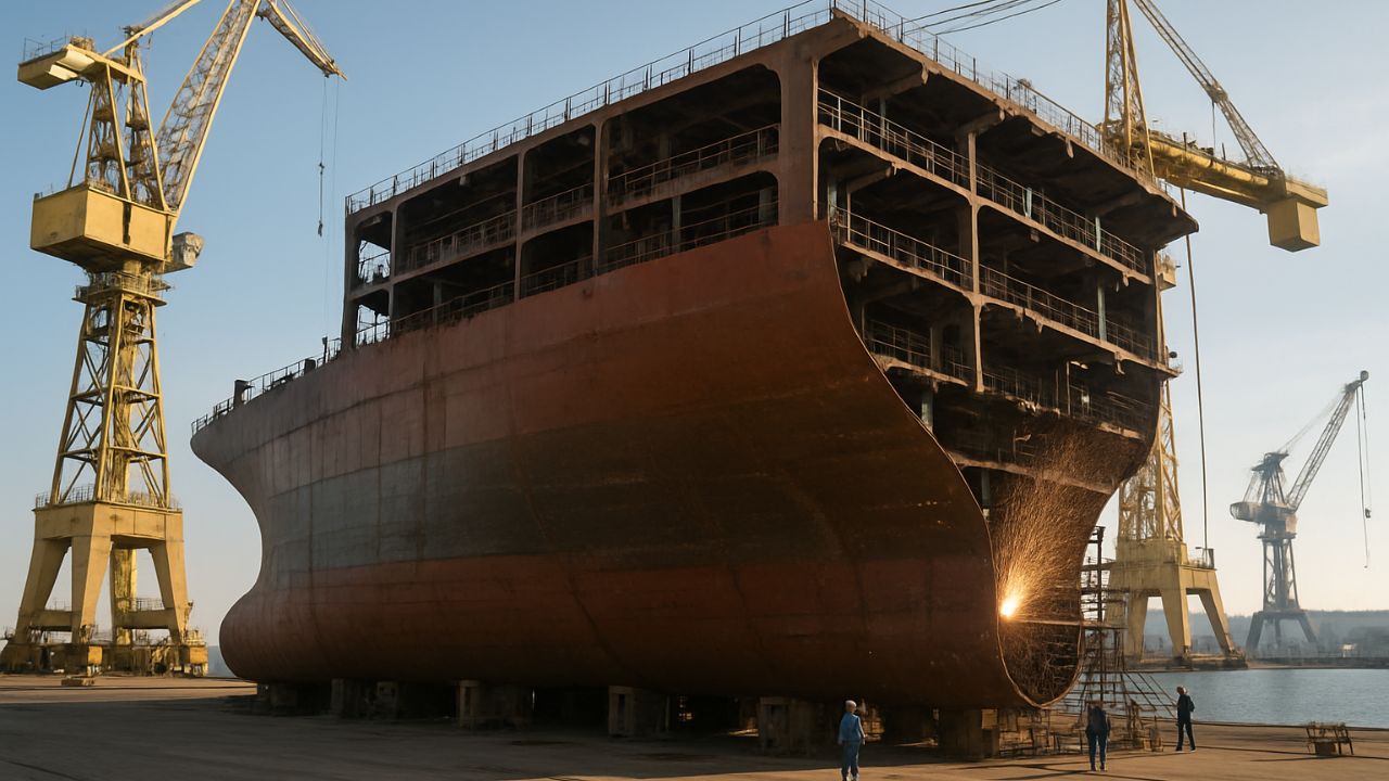 Como são feitos os navios de grande porte? Confira o incrível processo da construção