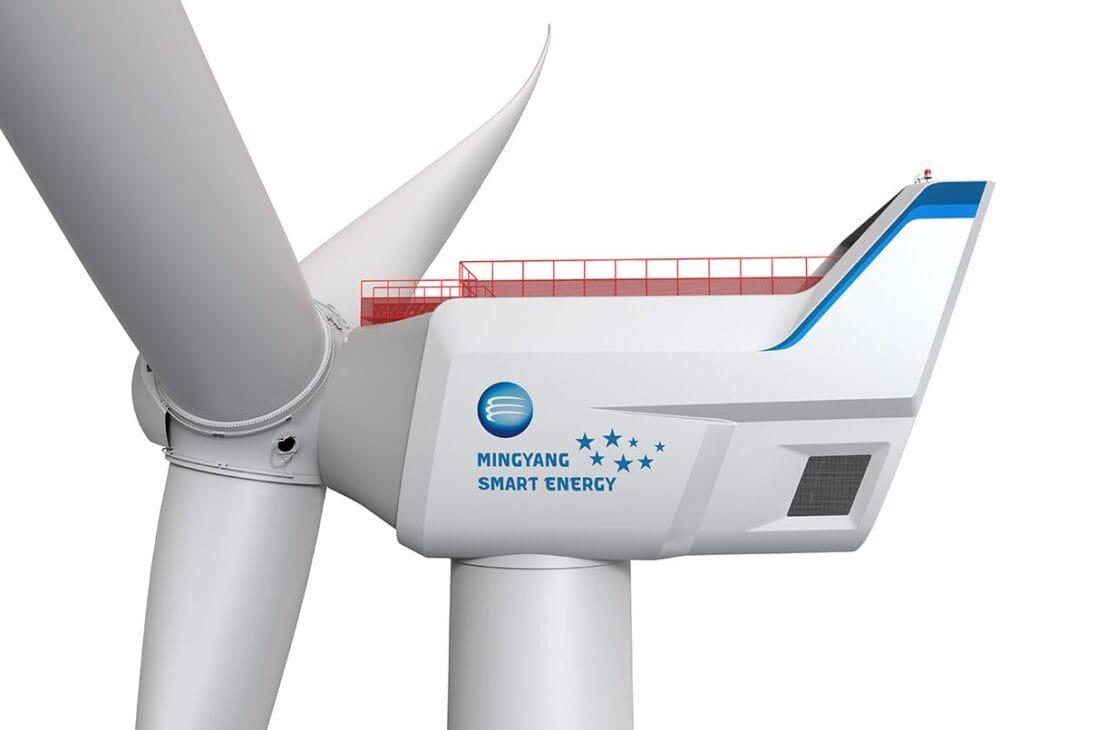Conozca la turbina eólica MySE 16.0-242 Rotor de 242m y palas de 118m barriendo 6 campos de fútbol! Detalles del gigante offshore de MingYang