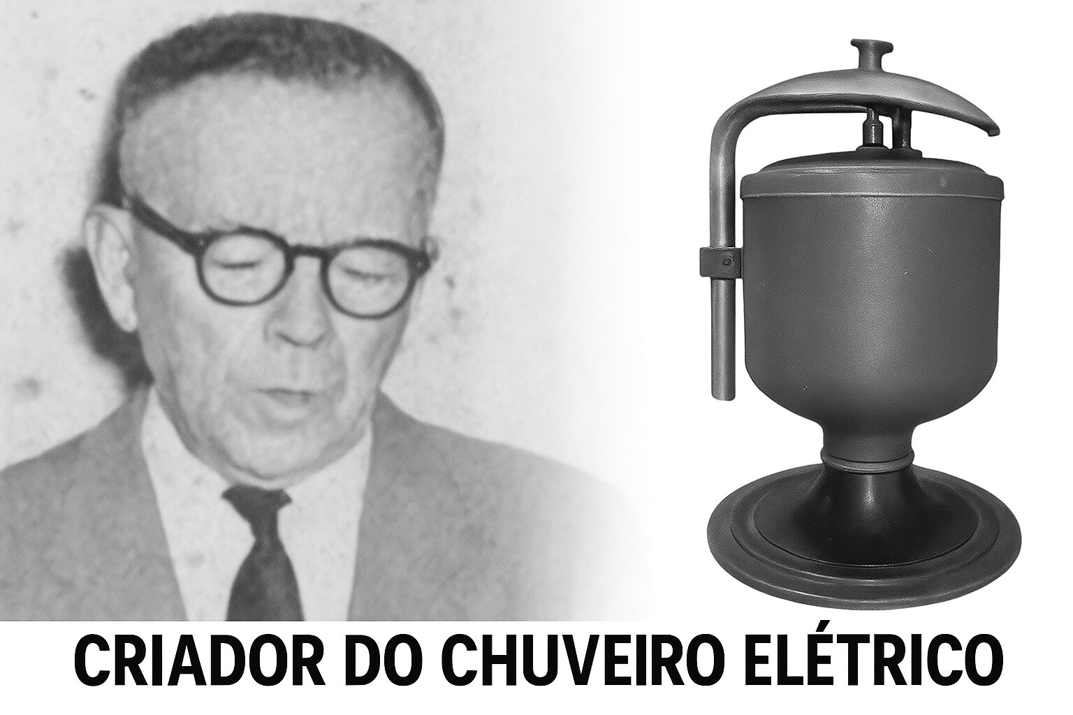 Criado por um brasileiro, o chuveiro elétrico mudou o jeito de tomar banho no mundo — e poucos conhecem a história de Francisco Canho