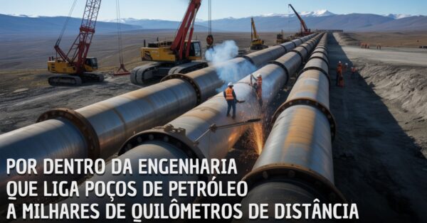 Descubra como são construídos os oleodutos que transportam petróleo por milhares de quilômetros