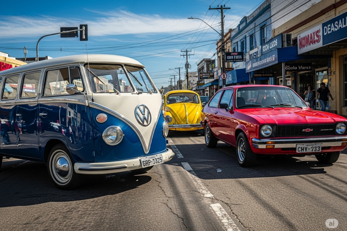 Kombi: o carro que permaneceu mais tempo em produção contínua no Brasil! 🏆 Com 56 anos de história, superou o Fusca.