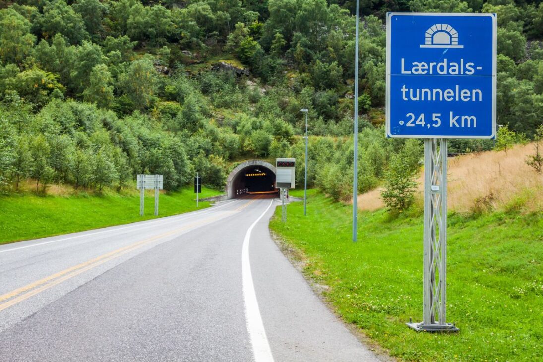Este es el túnel de carretera más largo del mundo con 24,51 km de extensión