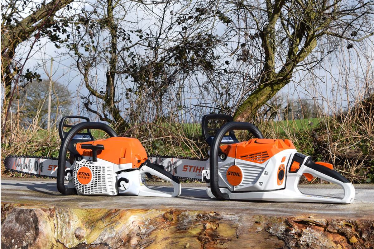 Stihl MSA 300 C-O: a motosserra a bateria mais potente do mundo para pros? 🌳 Análise da força, painel eletrônico e se bate a gasolina.