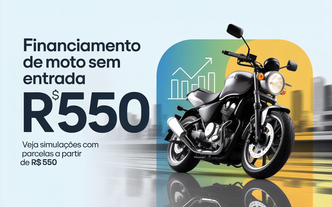 Financiamento de moto sem entrada veja simulações de motos da Honda, Yamaha e Shineray com parcelas a partir de R$ 550