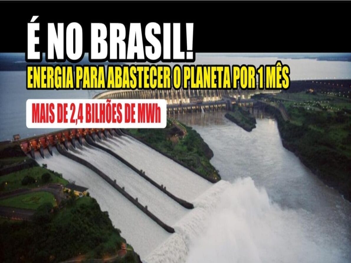 energia - usina - itaipu - hidrelétrica - binacional