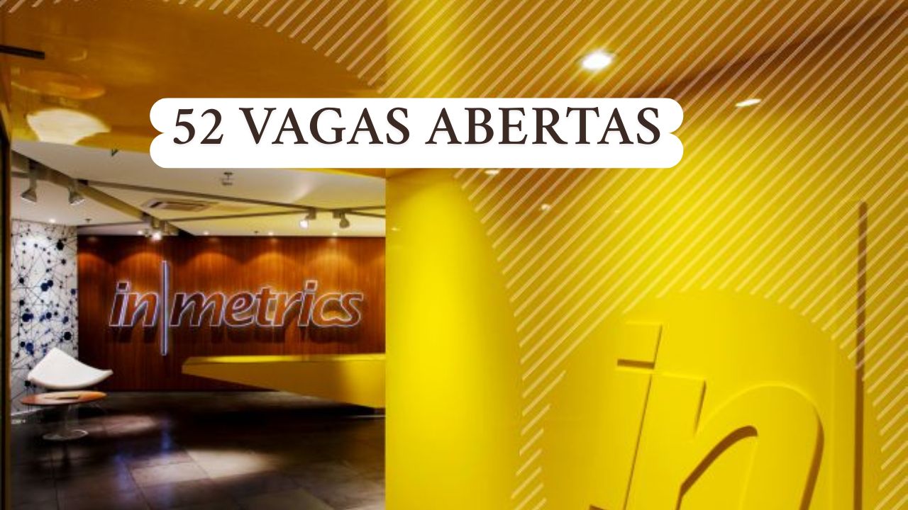 Inmetrics S/A está com 52 vagas abertas! Oferece salário competitivo, ajuda de custo, convênios e outros benefícios, além de possuir vagas 100% remotas.