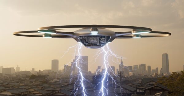 Japão desenvolve drone capaz de guiar descargas elétricas sem sofrer danos