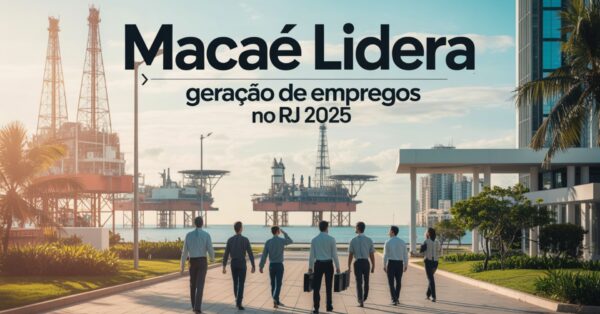 Macaé lidera geração de empregos formais no Rio de Janeiro em 2025, aponta Ministério do Trabalho