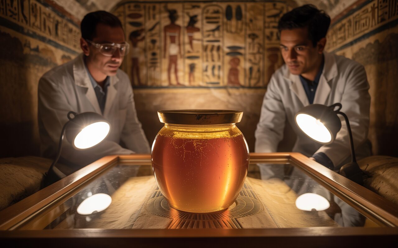 Mel com 3 mil anos é encontrado em tumba do Egito e ainda está próprio para consumo