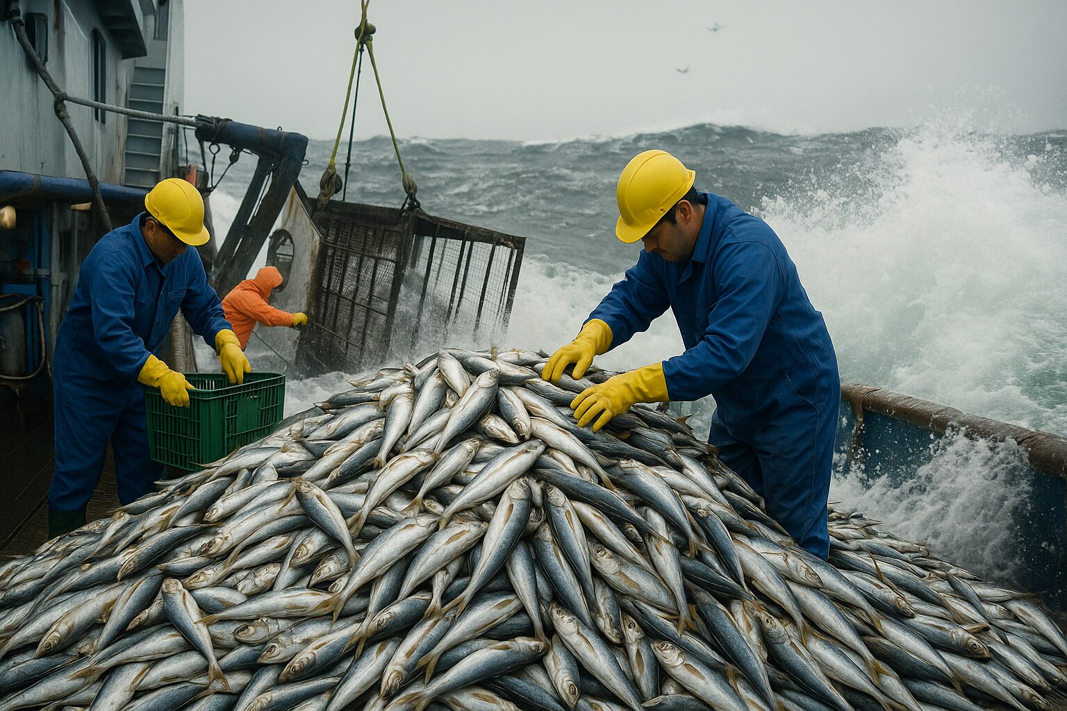 Navios-fábrica como funcionam os colossos flutuantes que processam peixe no meio do oceano
