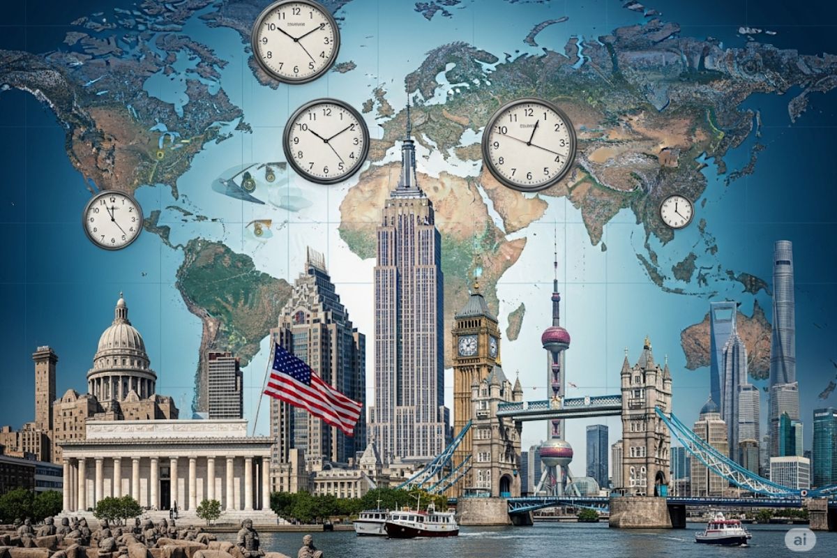 Qual o país com mais fusos horários no mundo? 🌍 Não é Rússia nem EUA! A França lidera