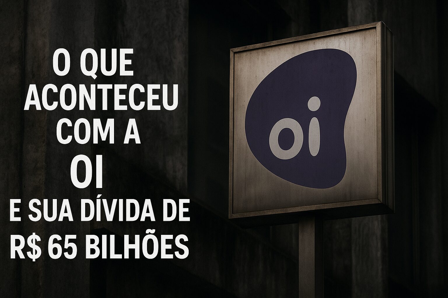 O que aconteceu com a Oi Entenda a trajetória da operadora que dominou o mercado até acumular uma dívida de R$ 65 bilhões
