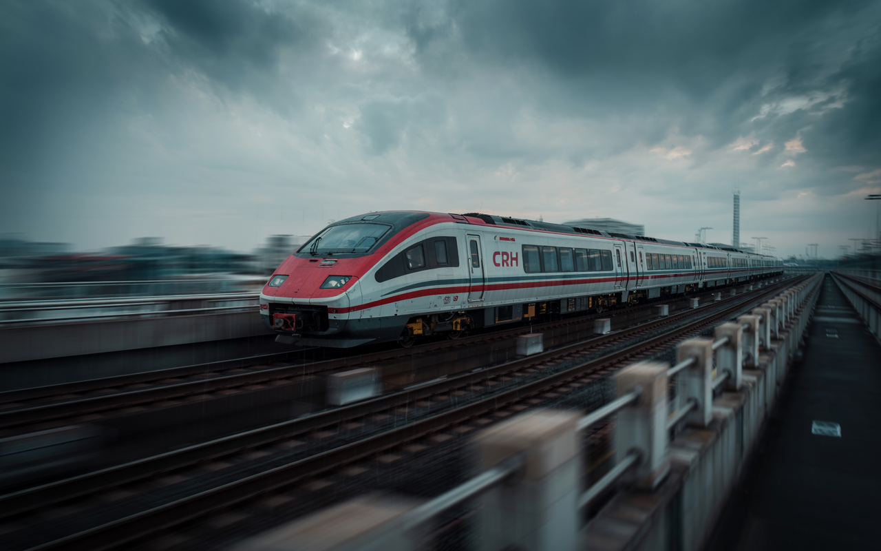 O trem-bala chinês foi projetado para alcançar 350 kmh e gerar uma grande mudança no transporte