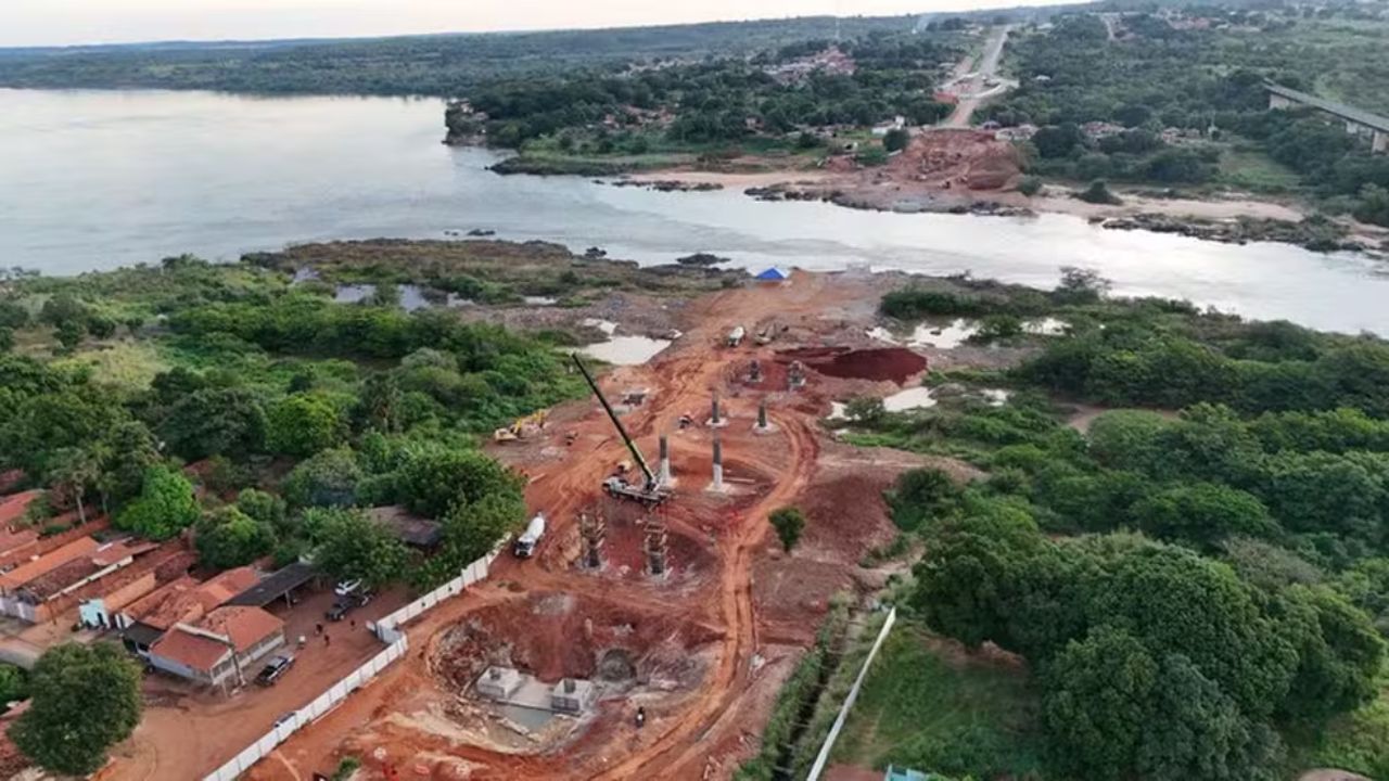 Obras da nova ponte entre Tocantins e Maranhão avançam e atingem 20%