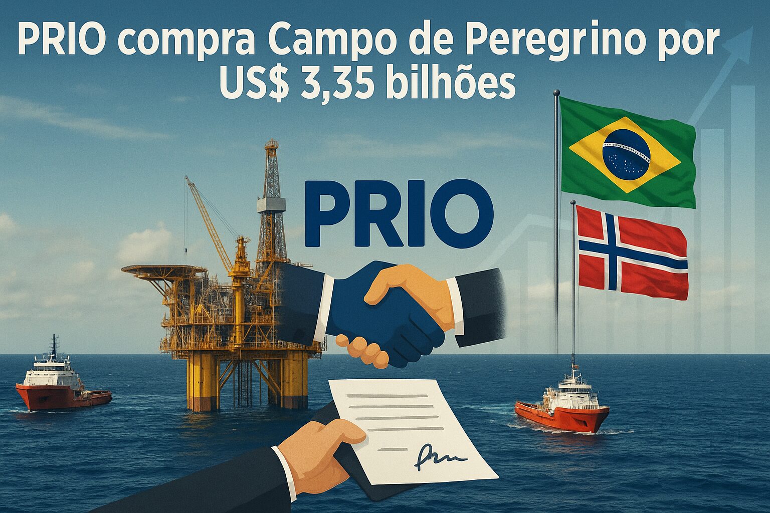 PRIO compra Campo de Peregrino da Equinor por US$ 3,35 bilhões; gigante norueguesa mira novos projetos offshore no Brasil