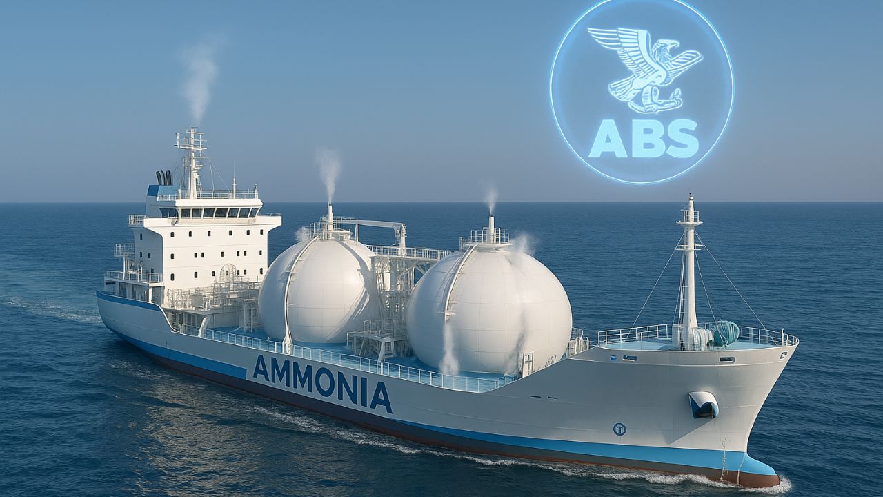 Seatrium recebe aprovação da ABS para novo navio de abastecimento de amônia
