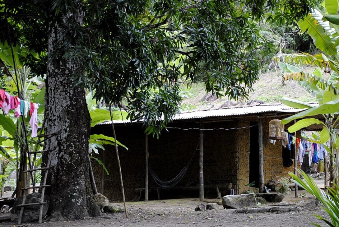 Una simple casa de taipa