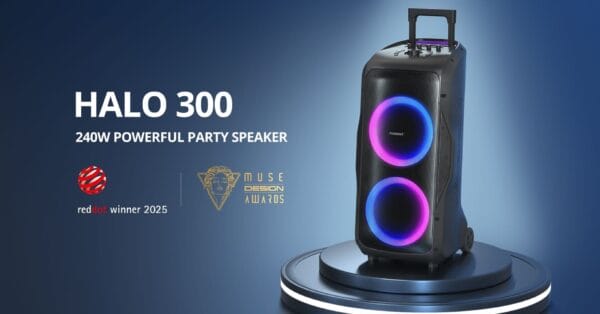 Tronsmart lança nova caixa de som potente com bateria de 20h e proteção IPX4 + 240w de potência