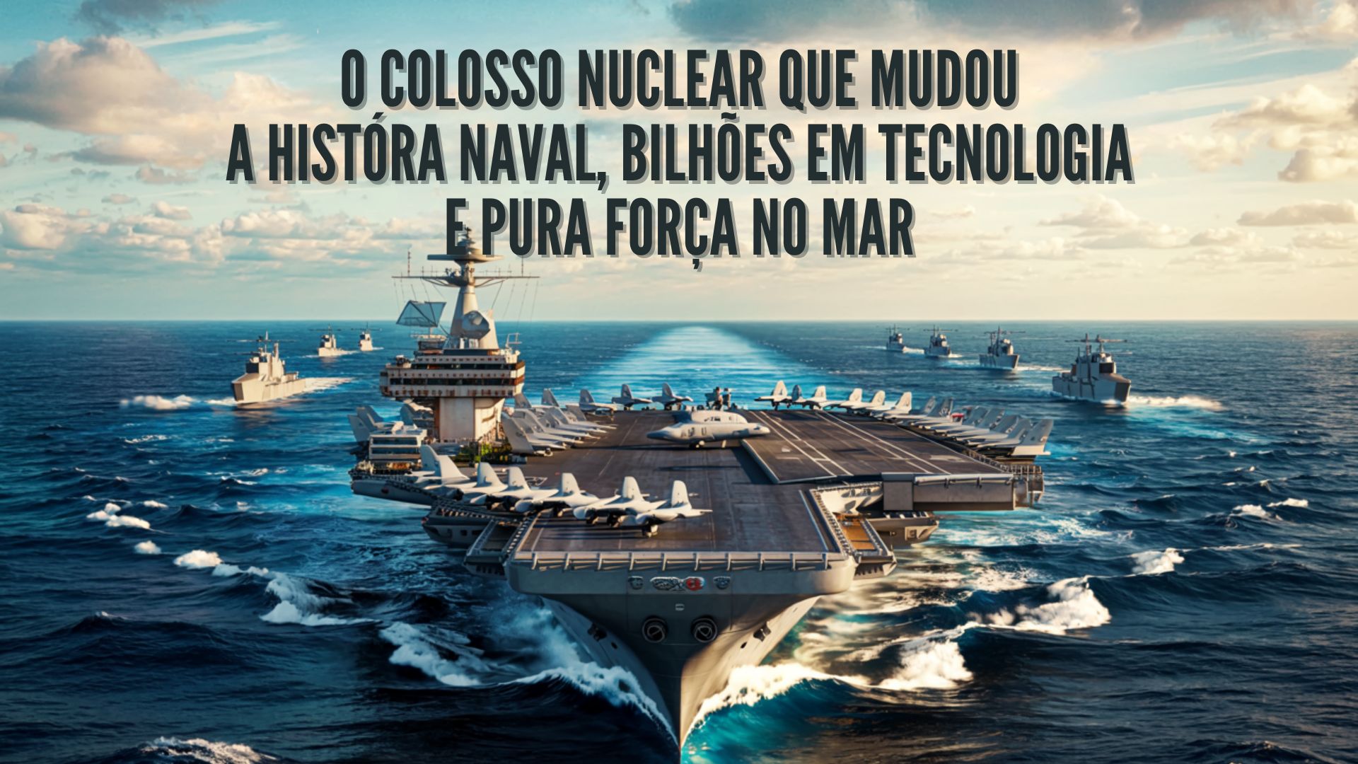 USS Enterprise (CVN-65) o primeiro porta-aviões nuclear da história foi movido por oito reatores e custou bilhões de dólares