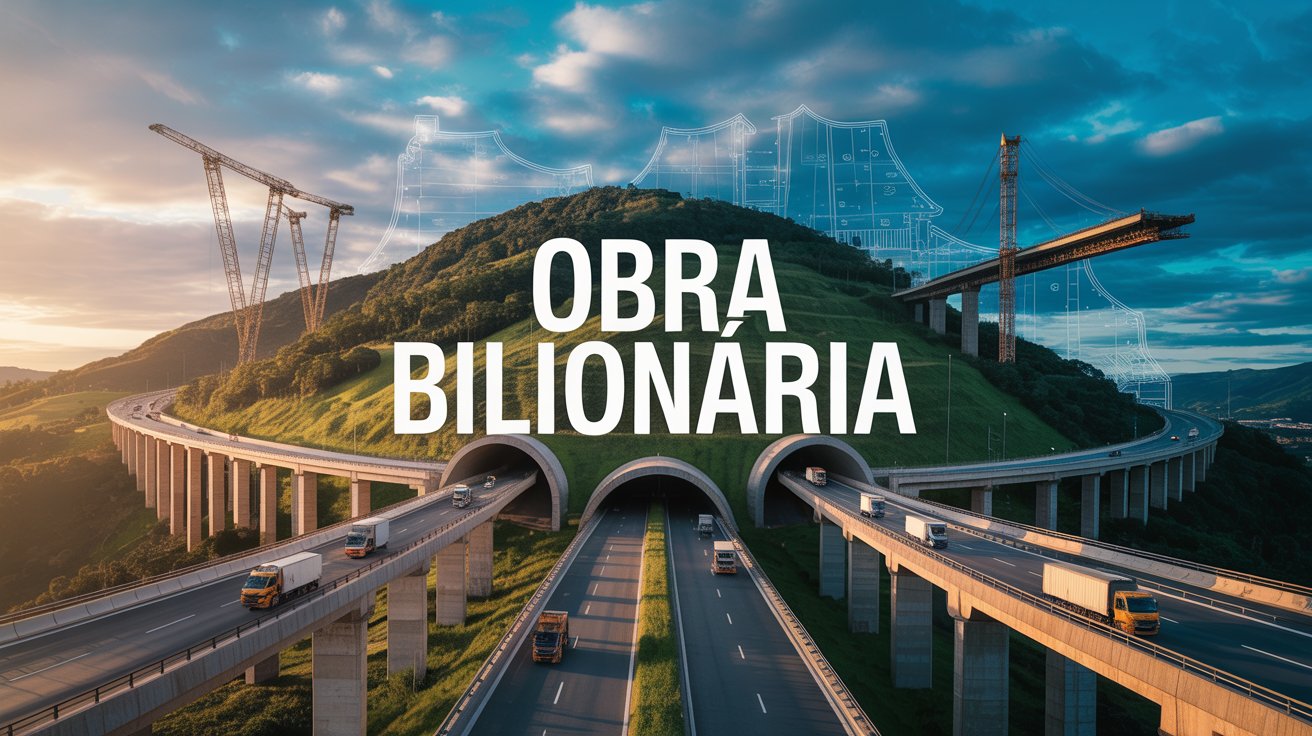 Obra bilionária com túnel duplo em SC pode transformar a mobilidade e a logística no sul do Brasil. Uma revolução silenciosa em andamento!
