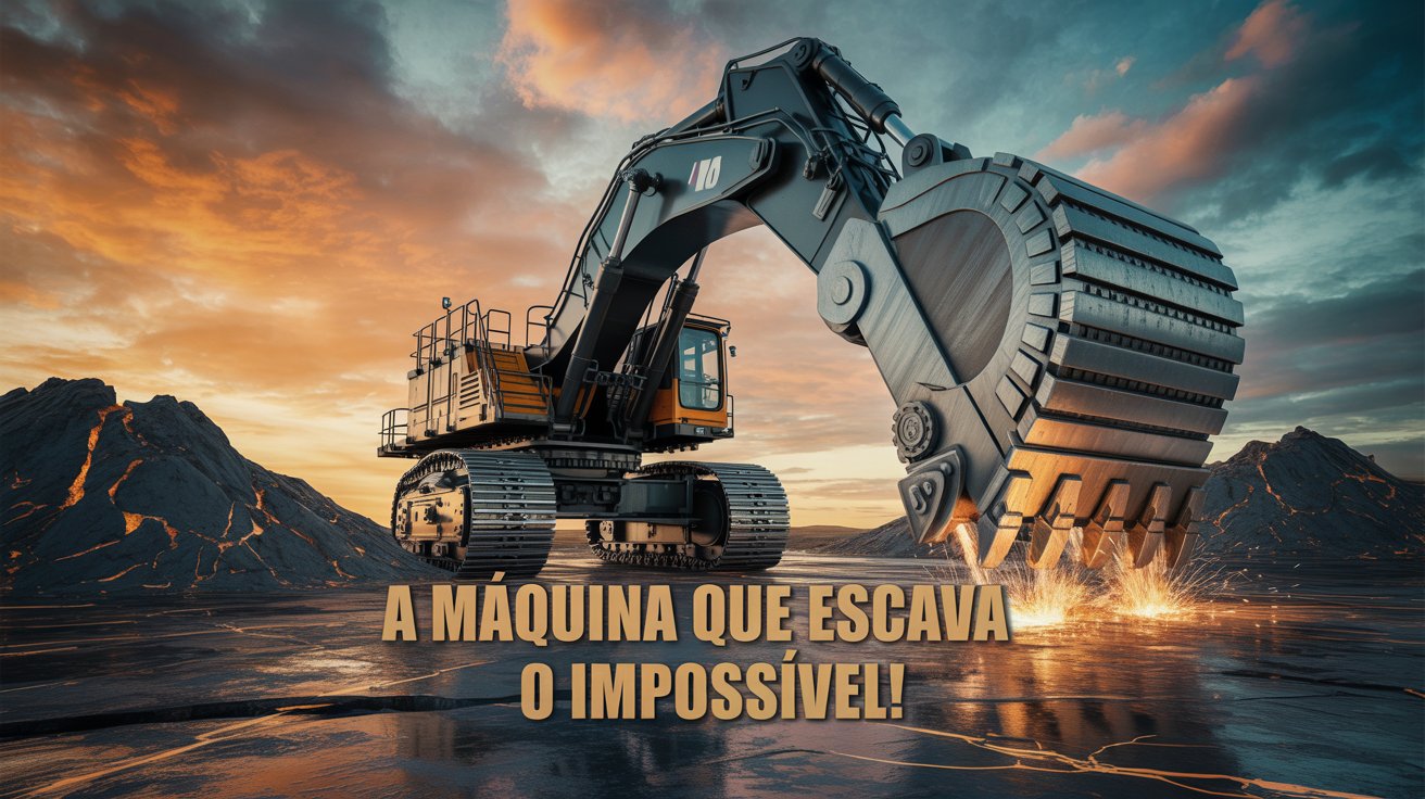 Conheça a Bagger 293, uma escavadeira colossal que escava como um titã e transforma toneladas de solo diariamente com eficiência insana.