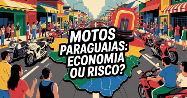 Brasileiros buscam motos até 50% mais baratas no Paraguai, mas enfrentam riscos legais e burocráticos que podem complicar a economia esperada.
