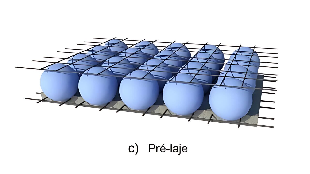 Losa Bubbledeck en prelosas
