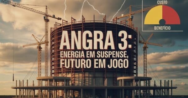 Angra 3: projeto atrasado, custos bilionários e debates sobre o futuro da energia nuclear no Brasil em meio a desafios econômicos e ambientais.