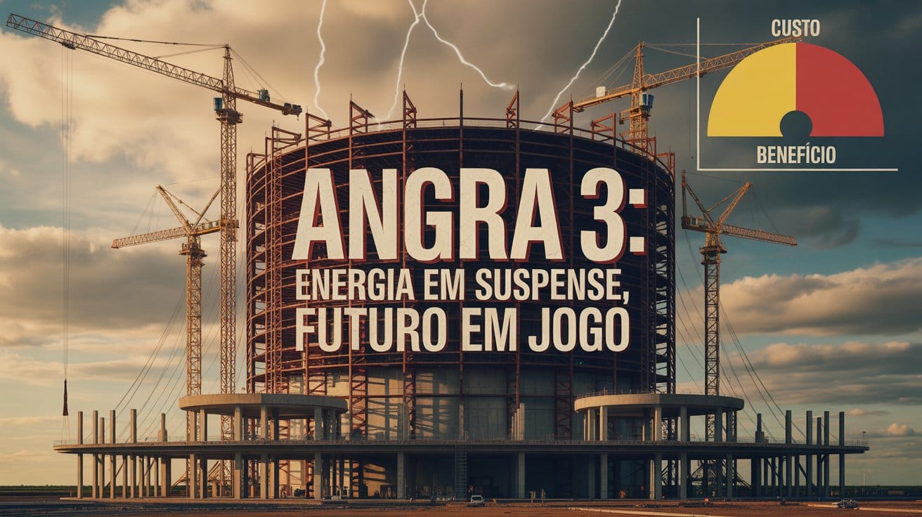 Angra 3: projeto atrasado, custos bilionários e debates sobre o futuro da energia nuclear no Brasil em meio a desafios econômicos e ambientais.