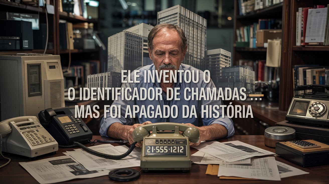 Criado no Brasil em 1980, o “bina” revolucionou a telefonia mundial — mas sua história tem um lado amargo: o inventor perdeu a patente para uma gigante internacional e nunca recebeu os créditos devidos