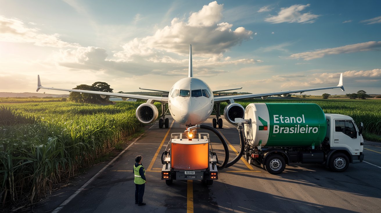 Brasil e China anunciam investimento bilionário para produção de combustível de aviação sustentável feito da cana, impulsionando energia limpa.