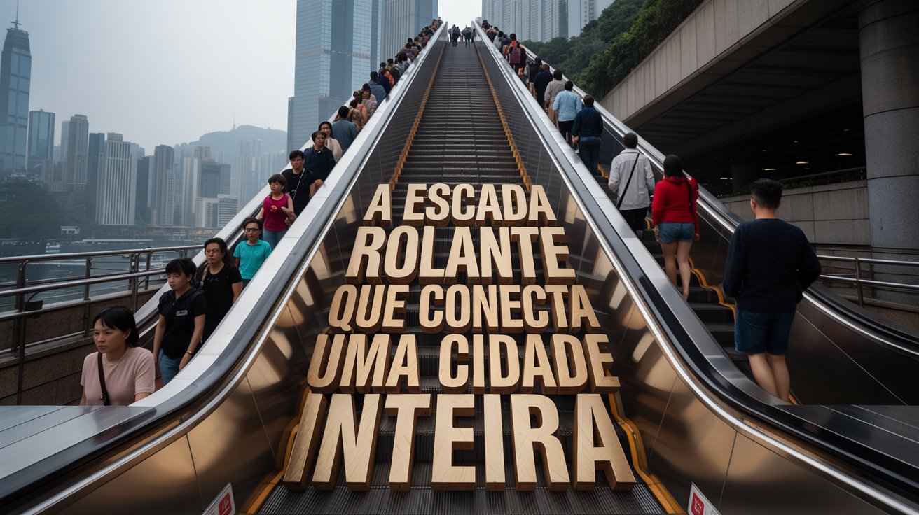 Conheça a escada rolante mais longa do mundo em Hong Kong, sua engenharia inovadora, impacto cultural e o segredo oculto sob a cidade.