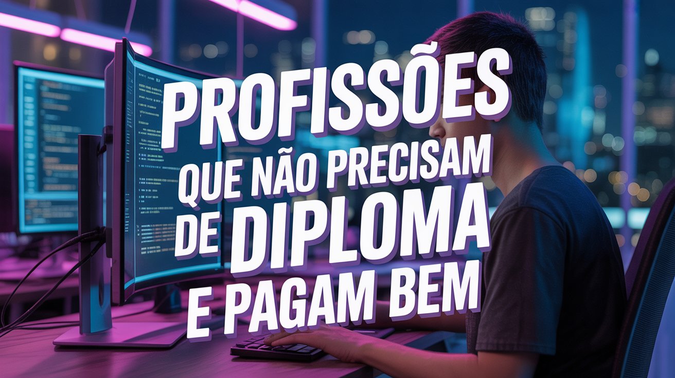 Descubra as profissões em alta no Brasil que não exigem diploma e pagam salários surpreendentes! O futuro do trabalho já chegou.