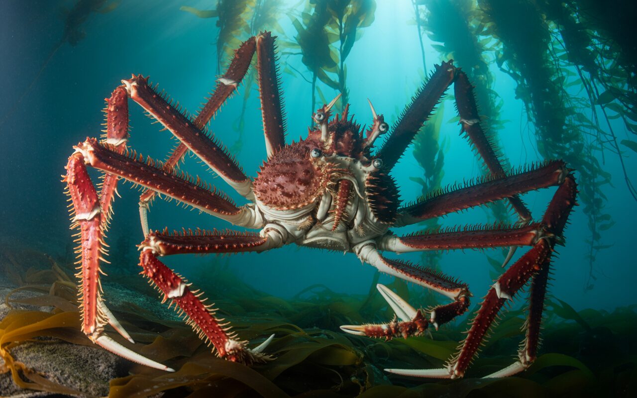 Conheça o caranguejo gigante do Japão que pode atingir 3,7 metros de envergadura — quase o tamanho de um carro