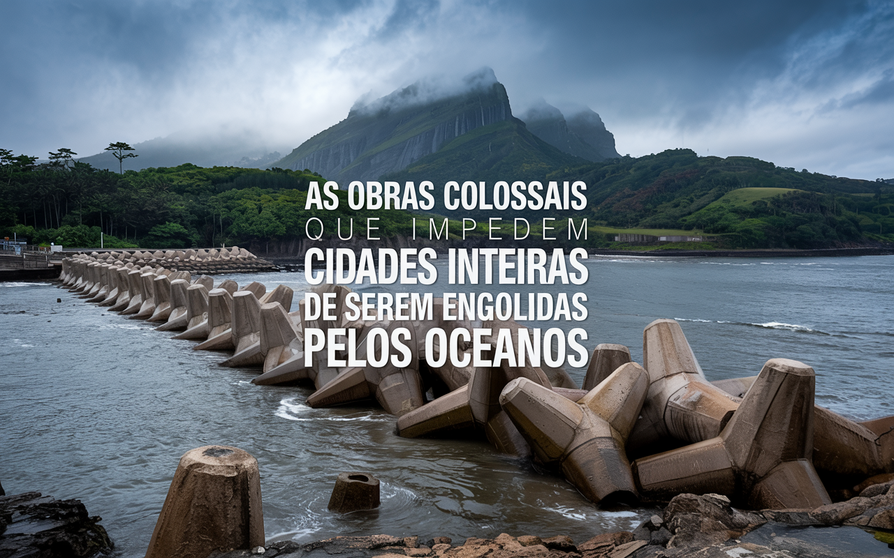 A muralha contra o mar: conheça as obras colossais que impedem cidades inteiras de serem engolidas pelos oceanos
