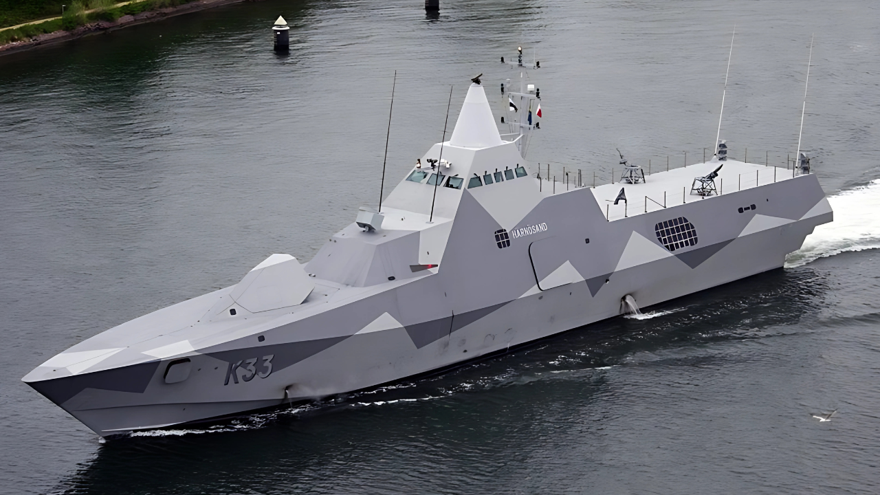 Cinco Corvetas Visby, da Marinha da Suécia, serão modernizadas com o sistema Sea Ceptor, após contrato milionário com a Saab.