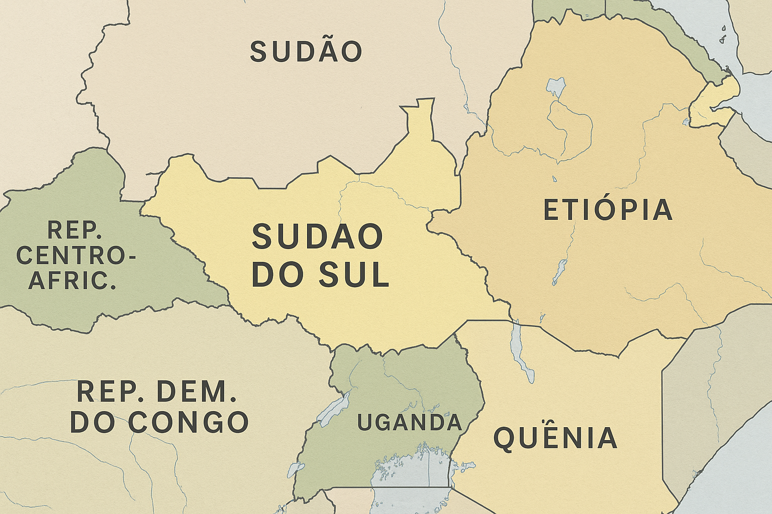 Sudão do Sul, Sudão, País mais jovem