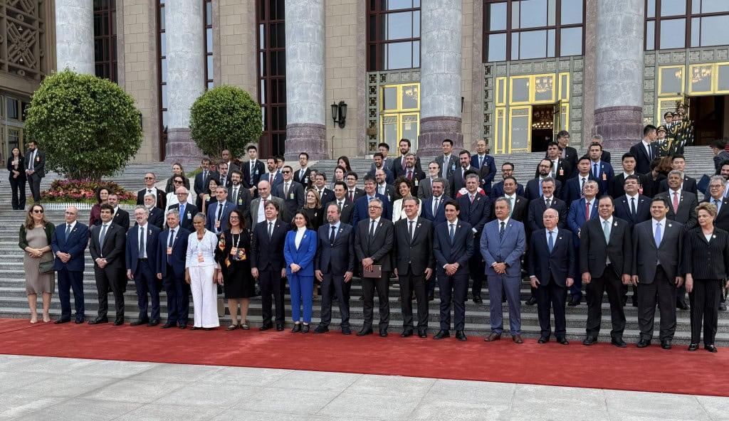 Comitiva Brasileña en China (Imagen: Ministerio de Planeamiento y Presupuesto/Reproducción)